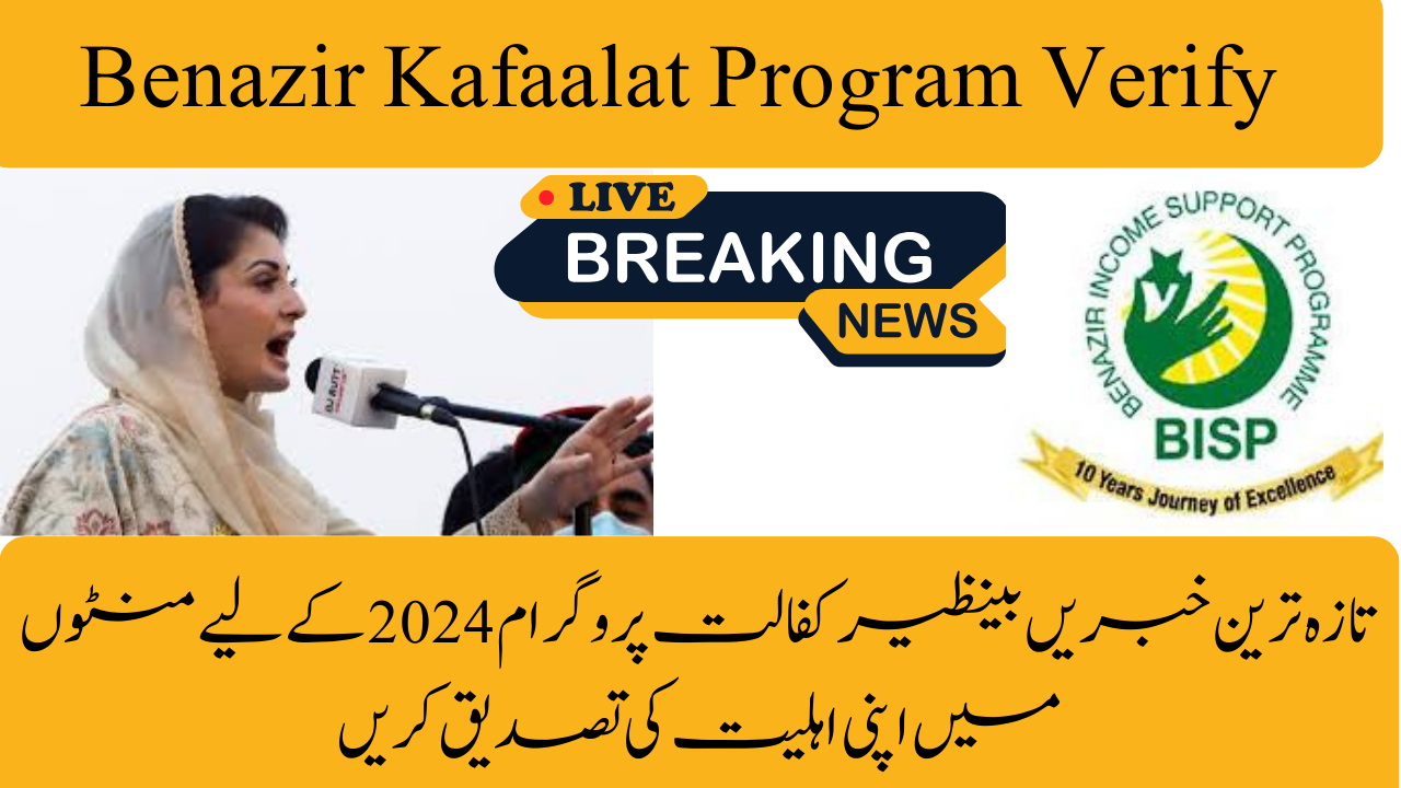 Benazir Kafaalat Program Verify