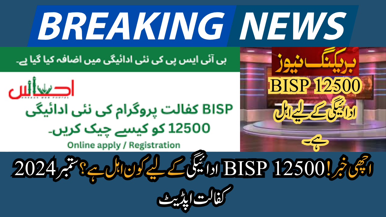 Qualifies for the BISP 12500 Payment