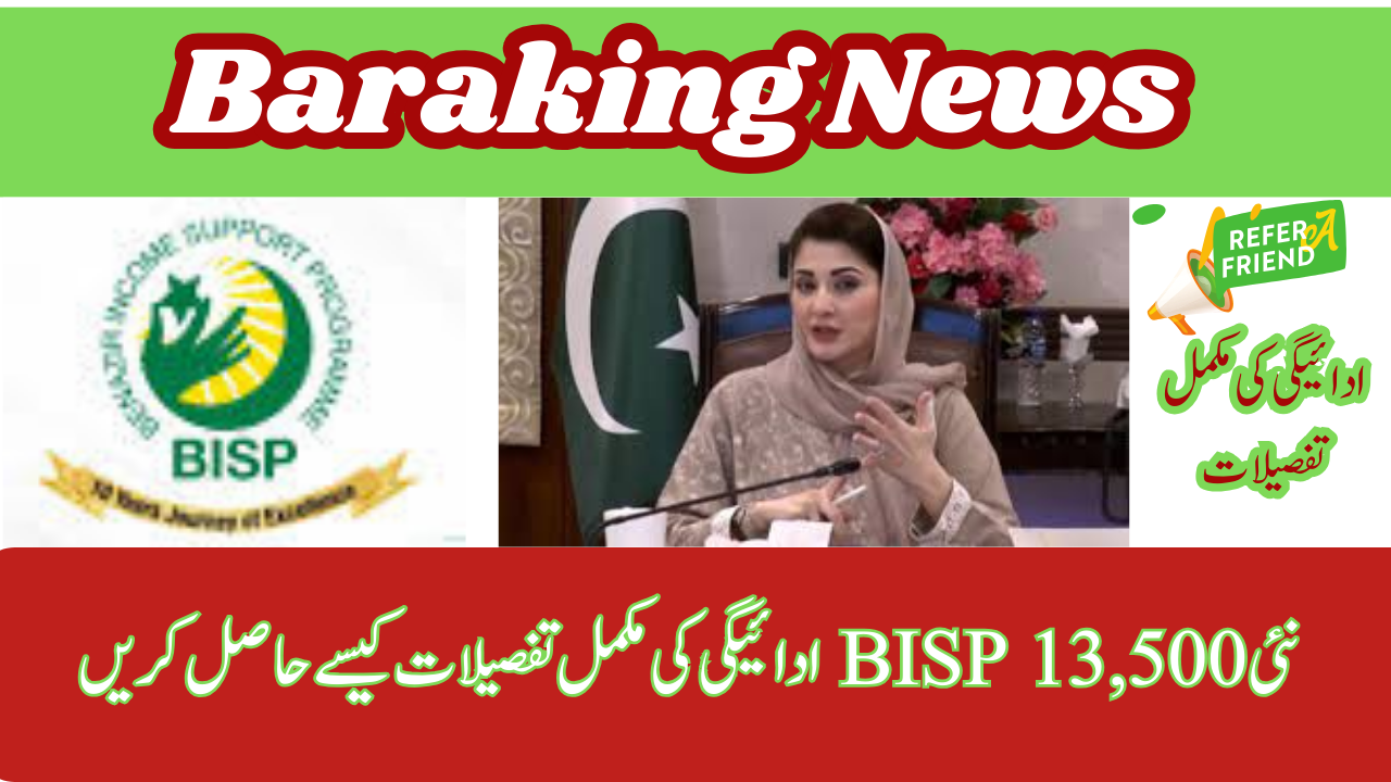 vNew BISP 13,500 Payment: